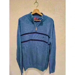 Chaps by Ralph Lauren Blue sweater sz Large